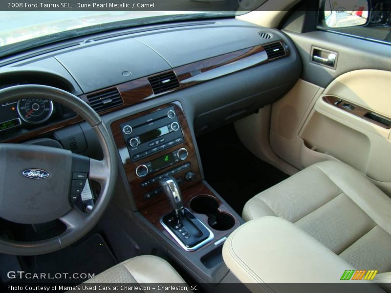 Dune Pearl Metallic / Camel 2008 Ford Taurus SEL