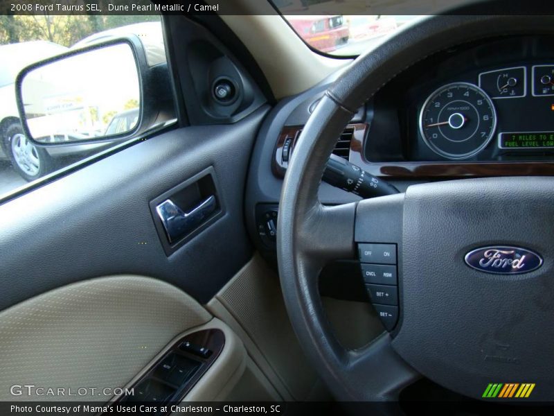 Dune Pearl Metallic / Camel 2008 Ford Taurus SEL