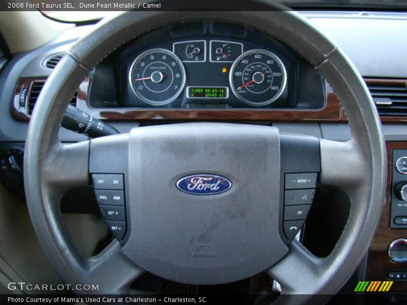 Dune Pearl Metallic / Camel 2008 Ford Taurus SEL