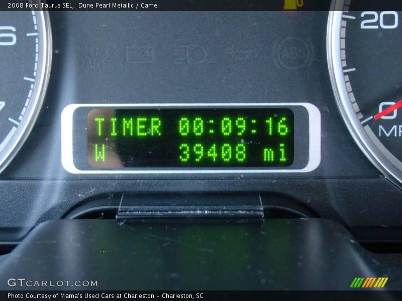 Dune Pearl Metallic / Camel 2008 Ford Taurus SEL