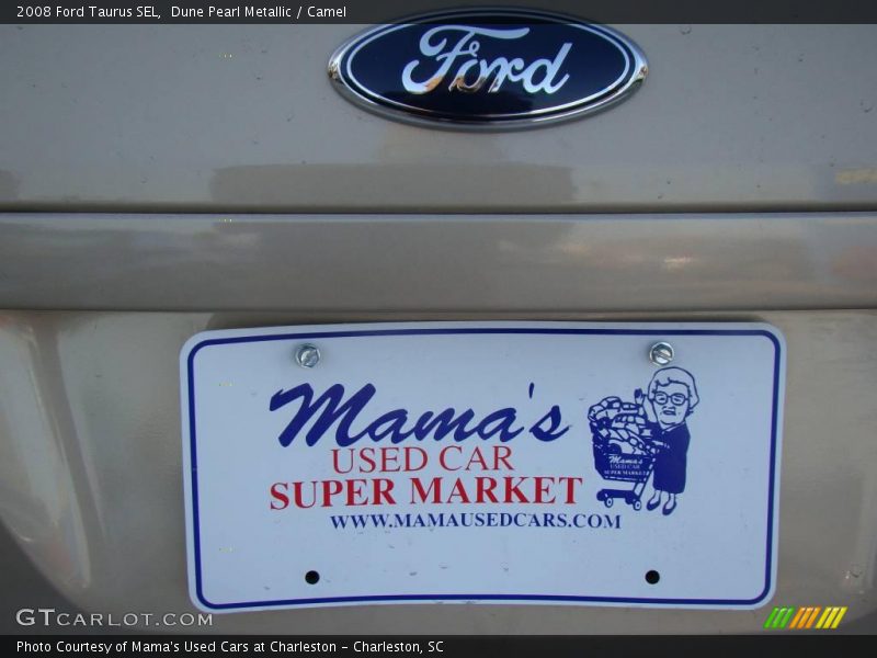 Dune Pearl Metallic / Camel 2008 Ford Taurus SEL