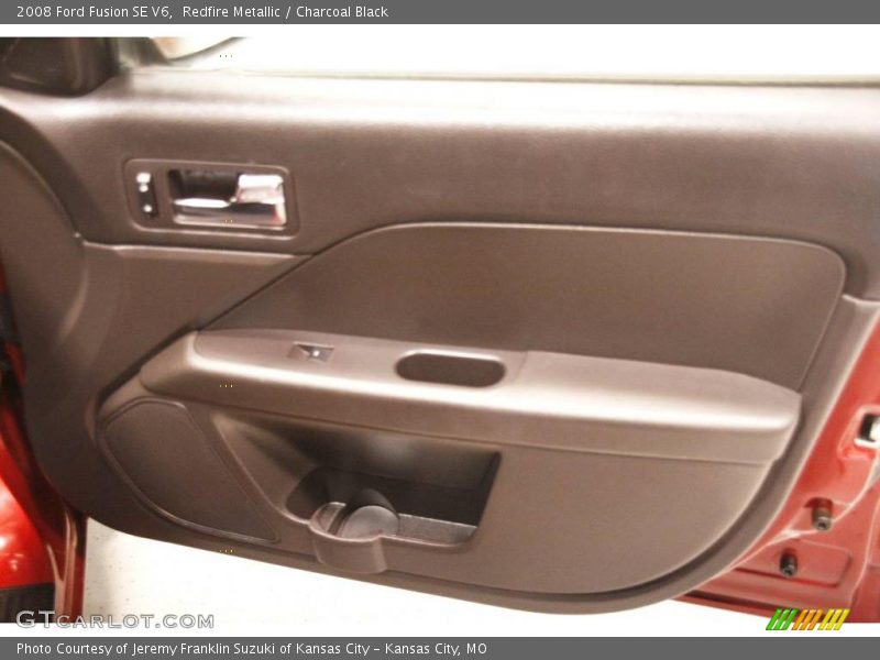 Redfire Metallic / Charcoal Black 2008 Ford Fusion SE V6
