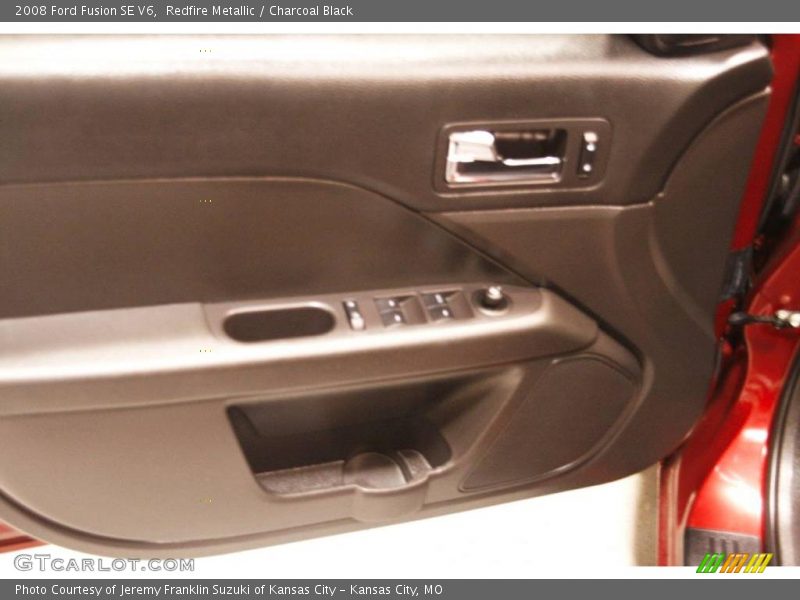 Redfire Metallic / Charcoal Black 2008 Ford Fusion SE V6