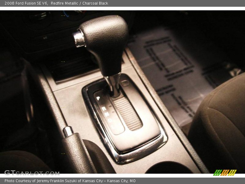 Redfire Metallic / Charcoal Black 2008 Ford Fusion SE V6