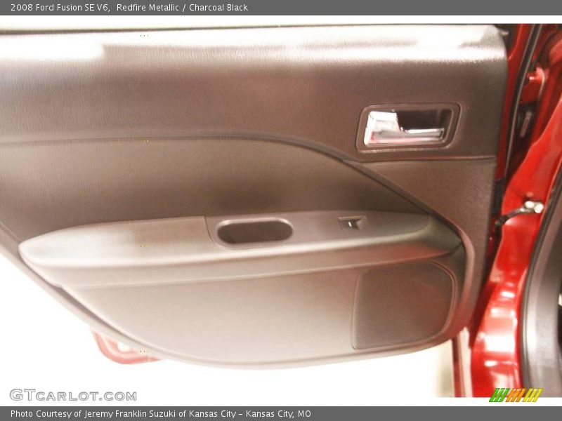 Redfire Metallic / Charcoal Black 2008 Ford Fusion SE V6