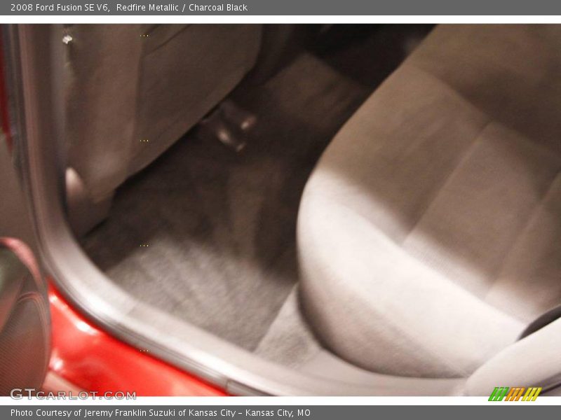Redfire Metallic / Charcoal Black 2008 Ford Fusion SE V6