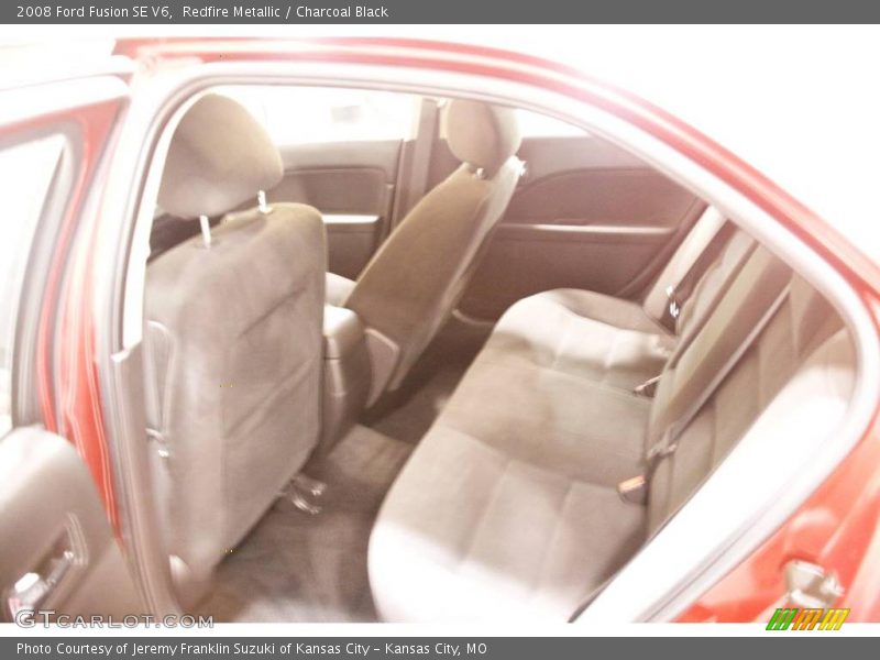 Redfire Metallic / Charcoal Black 2008 Ford Fusion SE V6