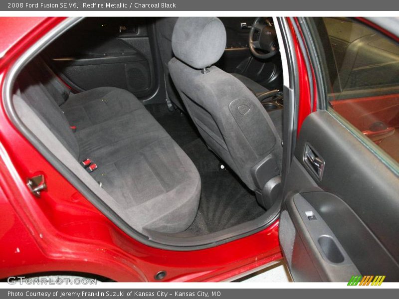 Redfire Metallic / Charcoal Black 2008 Ford Fusion SE V6