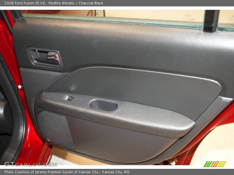 Redfire Metallic / Charcoal Black 2008 Ford Fusion SE V6