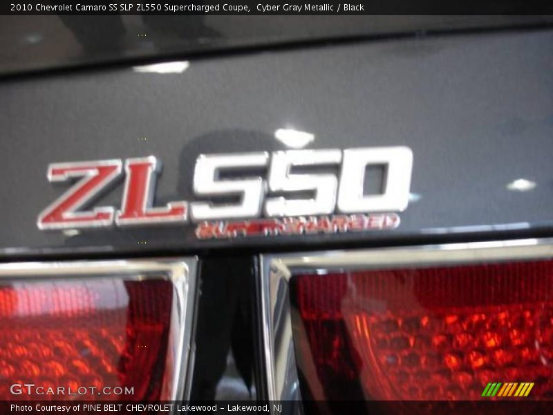 Cyber Gray Metallic / Black 2010 Chevrolet Camaro SS SLP ZL550 Supercharged Coupe