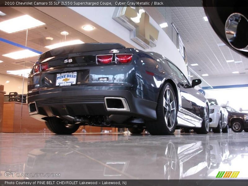 Cyber Gray Metallic / Black 2010 Chevrolet Camaro SS SLP ZL550 Supercharged Coupe