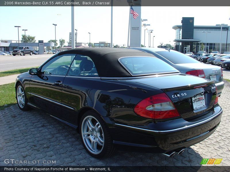 Black / Charcoal 2006 Mercedes-Benz CLK 55 AMG Cabriolet