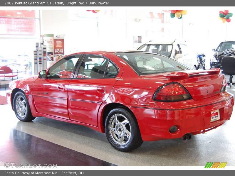 Bright Red / Dark Pewter 2002 Pontiac Grand Am GT Sedan