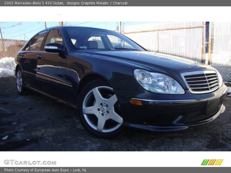 designo Graphite Metallic / Charcoal 2003 Mercedes-Benz S 430 Sedan