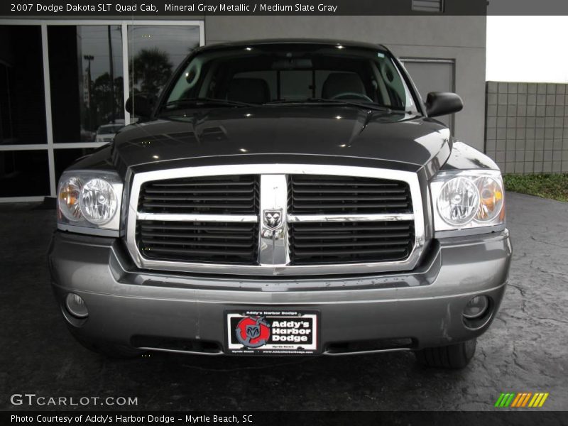 Mineral Gray Metallic / Medium Slate Gray 2007 Dodge Dakota SLT Quad Cab