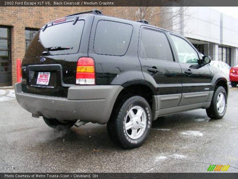 Black Clearcoat / Medium Graphite 2002 Ford Escape XLT V6