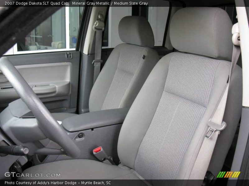 Mineral Gray Metallic / Medium Slate Gray 2007 Dodge Dakota SLT Quad Cab