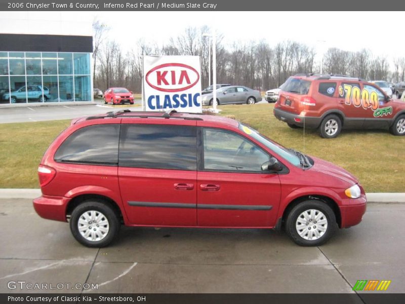 Inferno Red Pearl / Medium Slate Gray 2006 Chrysler Town & Country