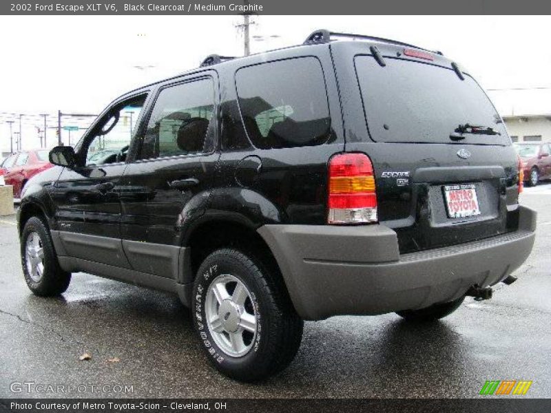Black Clearcoat / Medium Graphite 2002 Ford Escape XLT V6