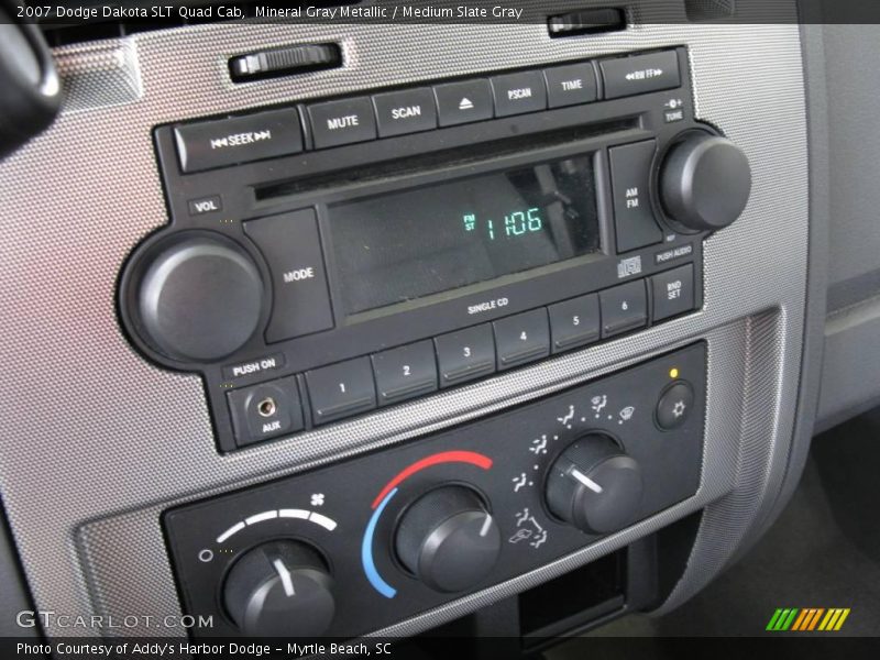 Mineral Gray Metallic / Medium Slate Gray 2007 Dodge Dakota SLT Quad Cab