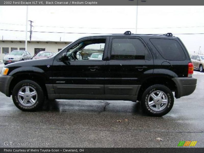 Black Clearcoat / Medium Graphite 2002 Ford Escape XLT V6