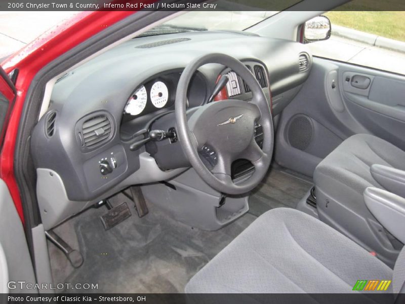 Inferno Red Pearl / Medium Slate Gray 2006 Chrysler Town & Country