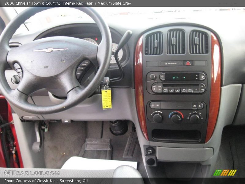 Inferno Red Pearl / Medium Slate Gray 2006 Chrysler Town & Country