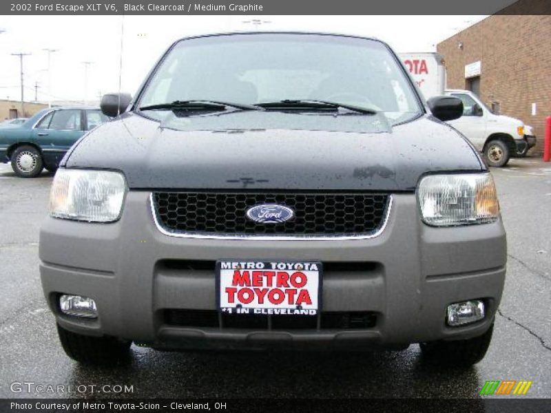 Black Clearcoat / Medium Graphite 2002 Ford Escape XLT V6