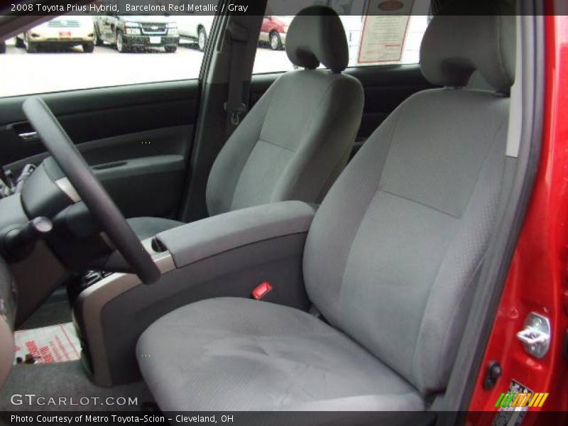 Barcelona Red Metallic / Gray 2008 Toyota Prius Hybrid
