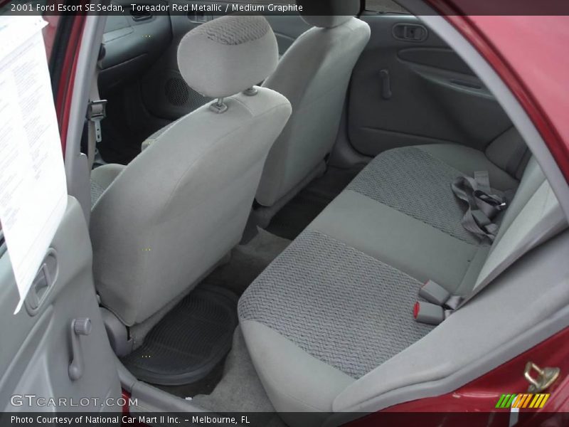 Toreador Red Metallic / Medium Graphite 2001 Ford Escort SE Sedan