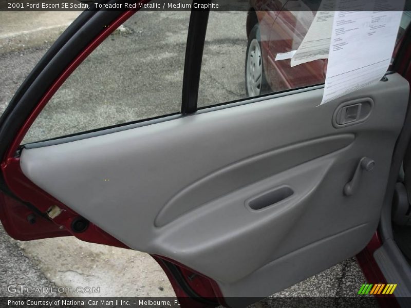 Toreador Red Metallic / Medium Graphite 2001 Ford Escort SE Sedan