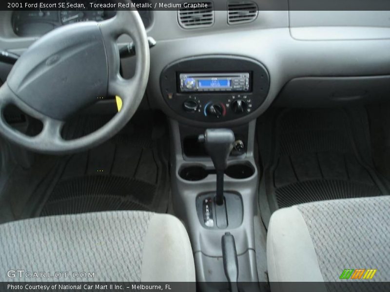 Toreador Red Metallic / Medium Graphite 2001 Ford Escort SE Sedan