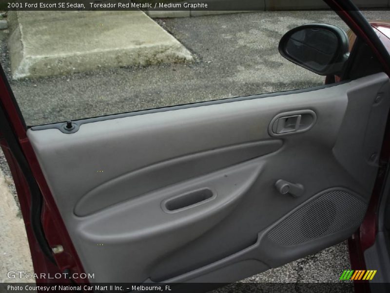 Toreador Red Metallic / Medium Graphite 2001 Ford Escort SE Sedan