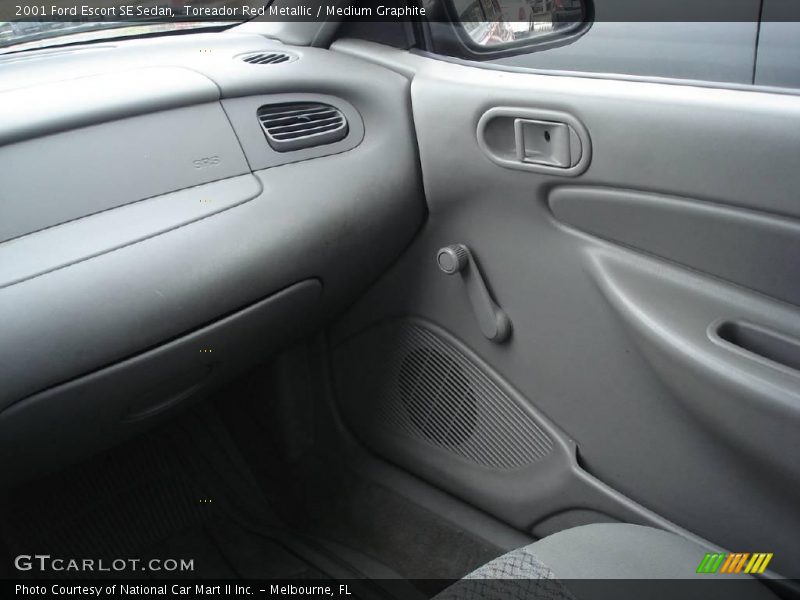 Toreador Red Metallic / Medium Graphite 2001 Ford Escort SE Sedan