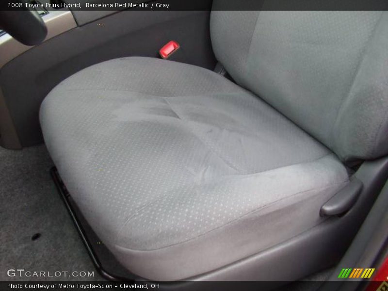 Barcelona Red Metallic / Gray 2008 Toyota Prius Hybrid