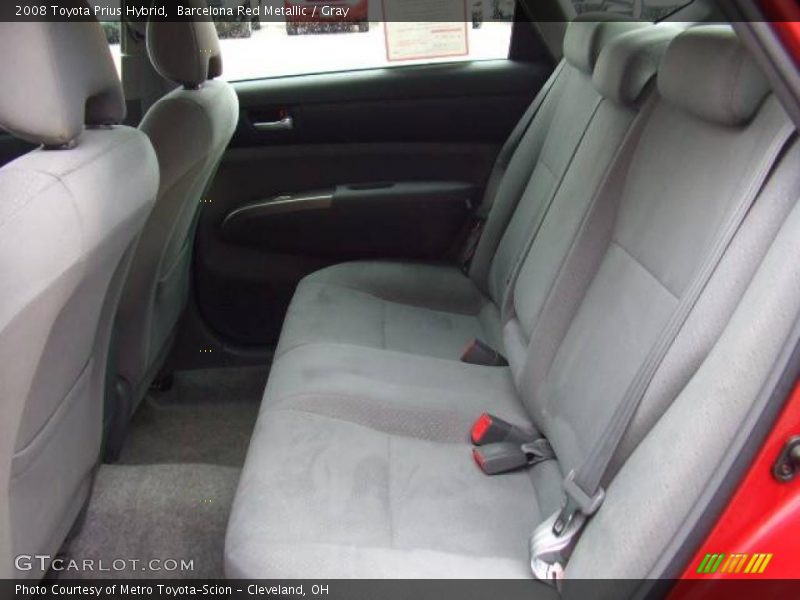 Barcelona Red Metallic / Gray 2008 Toyota Prius Hybrid