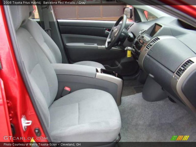 Barcelona Red Metallic / Gray 2008 Toyota Prius Hybrid