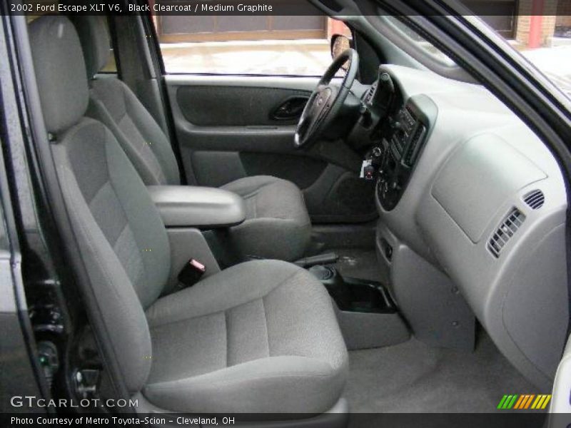 Black Clearcoat / Medium Graphite 2002 Ford Escape XLT V6
