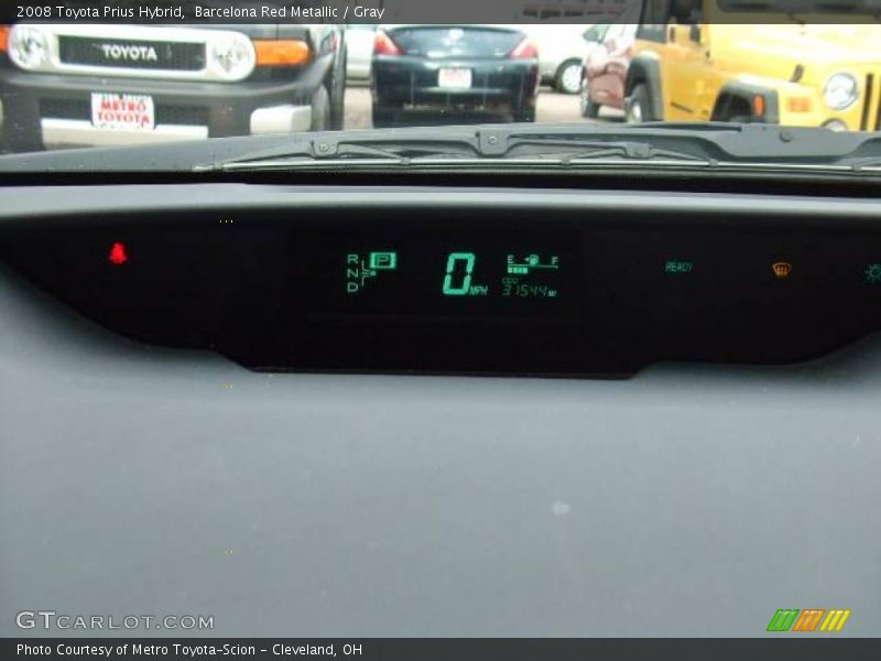 Barcelona Red Metallic / Gray 2008 Toyota Prius Hybrid