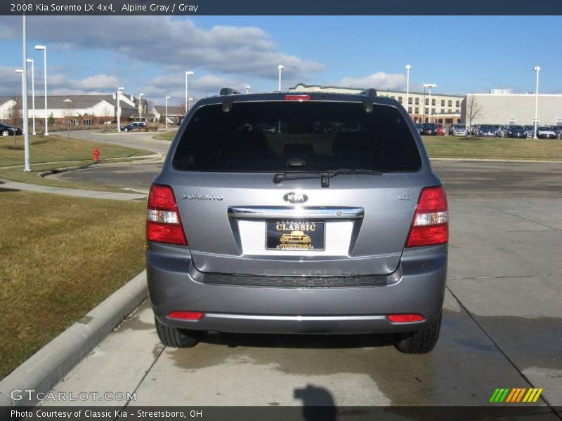 Alpine Gray / Gray 2008 Kia Sorento LX 4x4