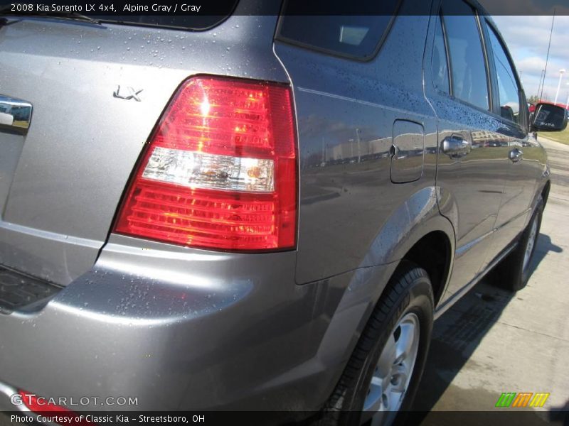 Alpine Gray / Gray 2008 Kia Sorento LX 4x4