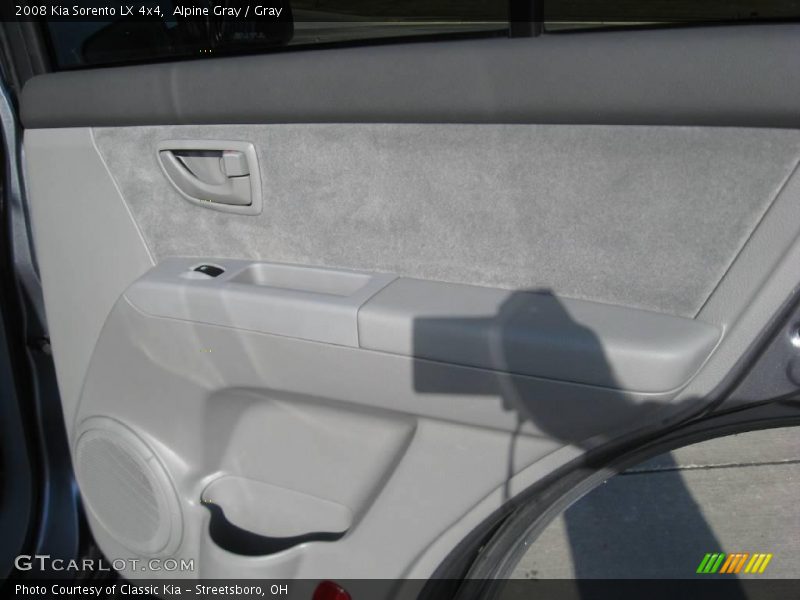 Alpine Gray / Gray 2008 Kia Sorento LX 4x4