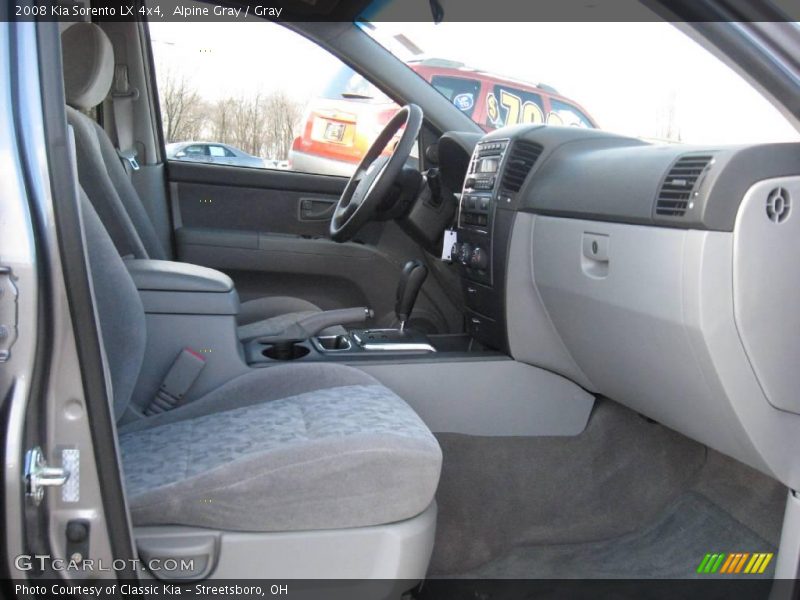 Alpine Gray / Gray 2008 Kia Sorento LX 4x4