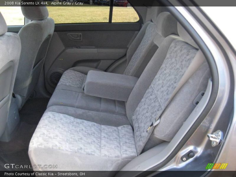 Alpine Gray / Gray 2008 Kia Sorento LX 4x4