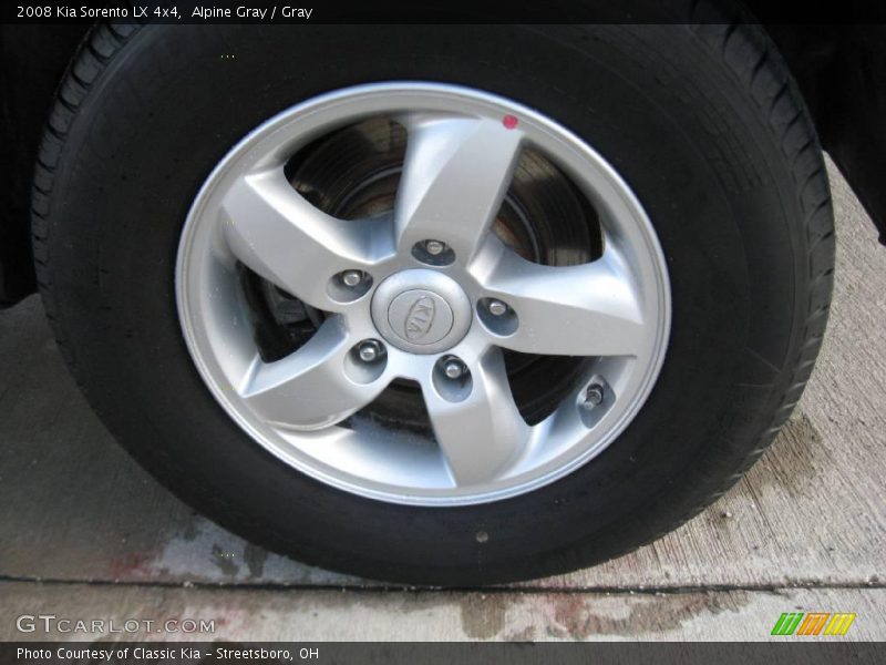 Alpine Gray / Gray 2008 Kia Sorento LX 4x4