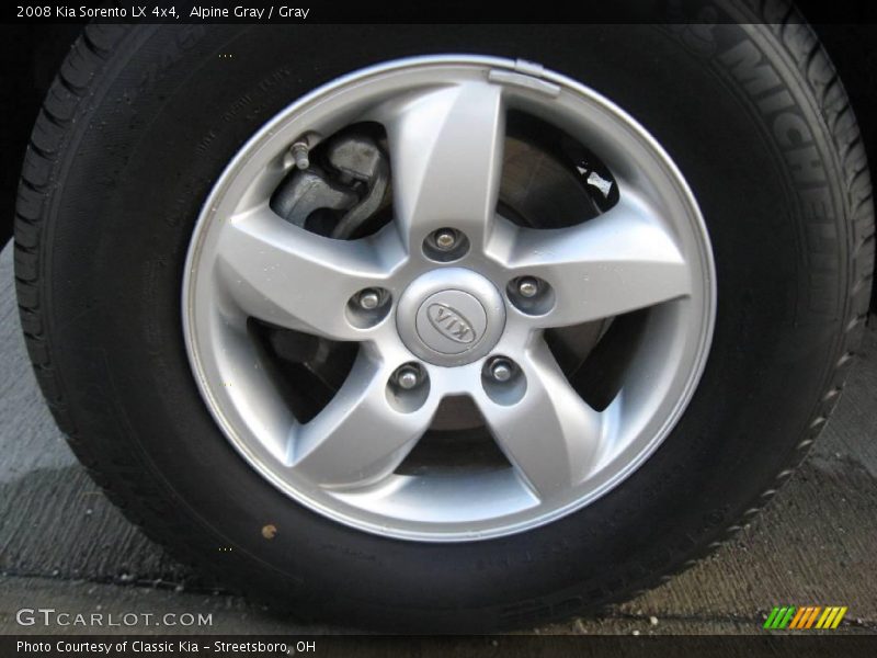 Alpine Gray / Gray 2008 Kia Sorento LX 4x4