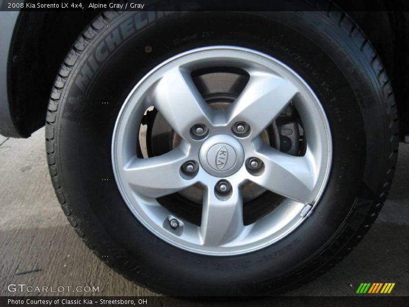 Alpine Gray / Gray 2008 Kia Sorento LX 4x4