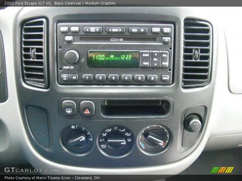 Black Clearcoat / Medium Graphite 2002 Ford Escape XLT V6