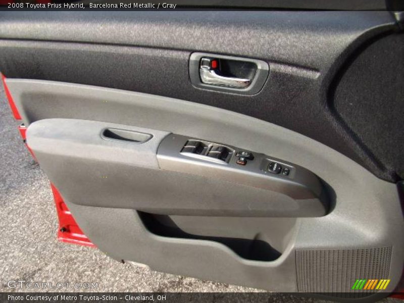 Barcelona Red Metallic / Gray 2008 Toyota Prius Hybrid