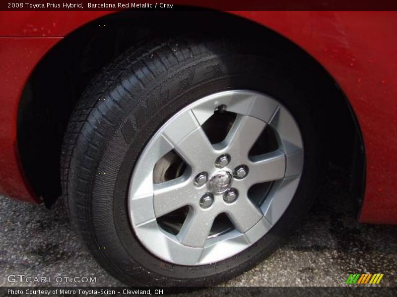 Barcelona Red Metallic / Gray 2008 Toyota Prius Hybrid